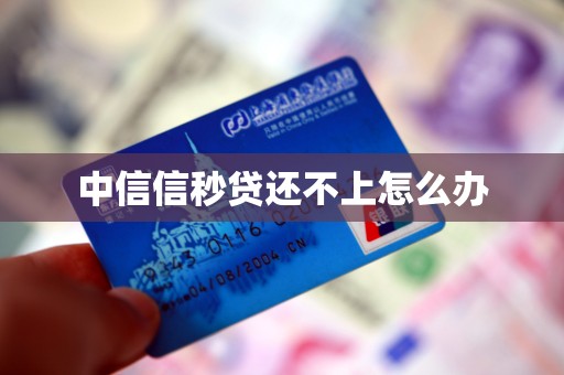 了解中信信秒贷基本信息，无法按时还款该咋办？(图9)