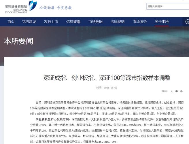 创业板指迎15周年，2025年6月16日将实施样本定期调整(图2)
