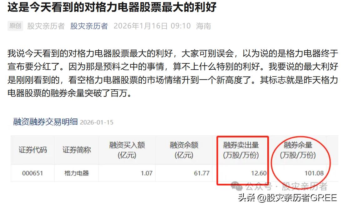 格力电器股票涨跌与我说啥无关，关键看他人操作(图3)
