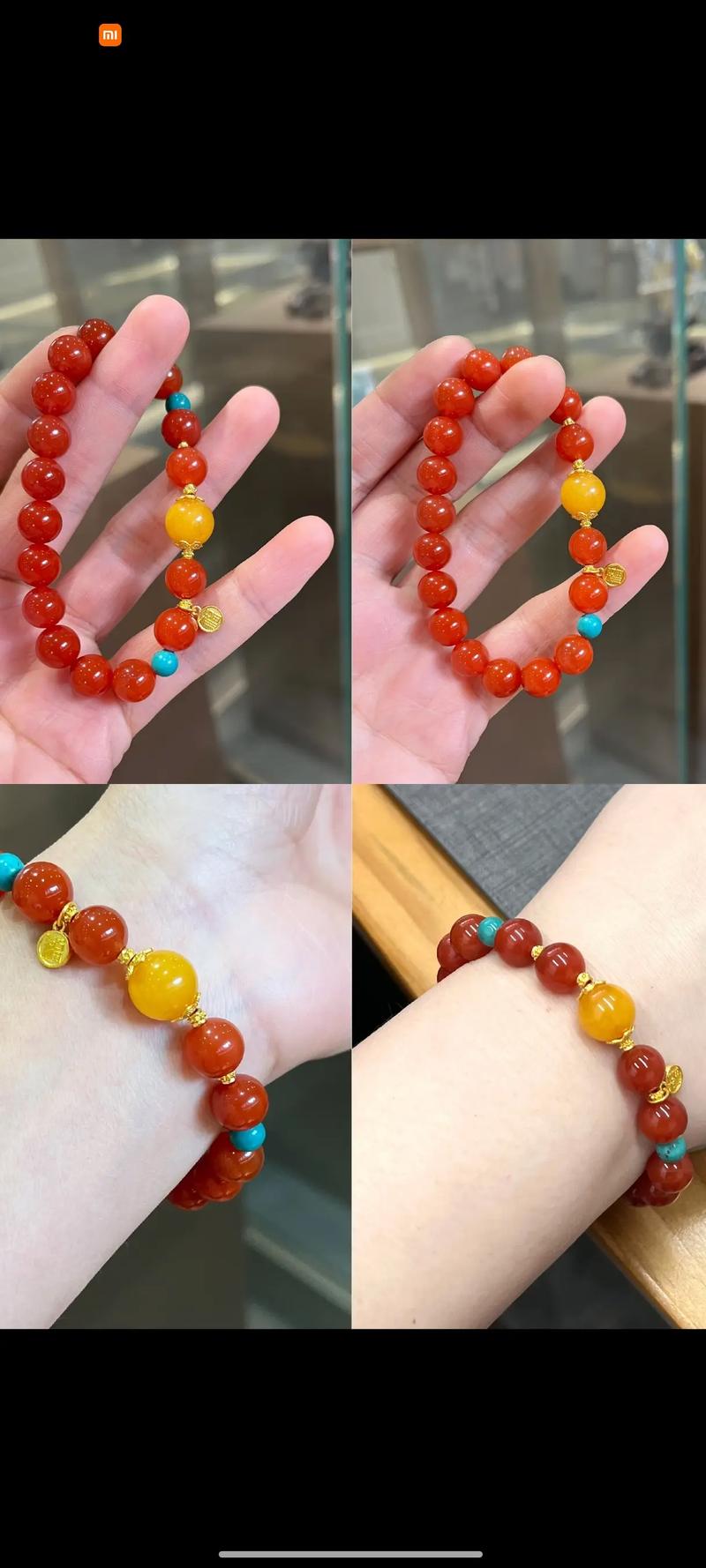 南红盘玩后颜色变红润,搭配更出彩(图9) 南红盘玩后颜色变红润,搭配更出彩(图9)